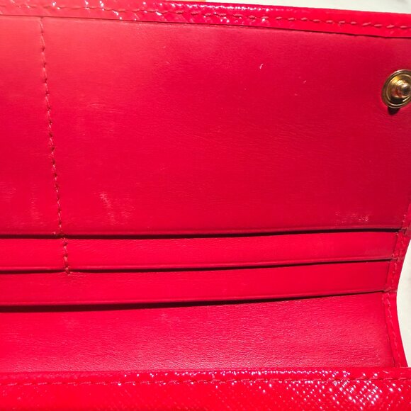 Prada Patent Leather Bow Wallet (Rare) - Picture 9 of 10